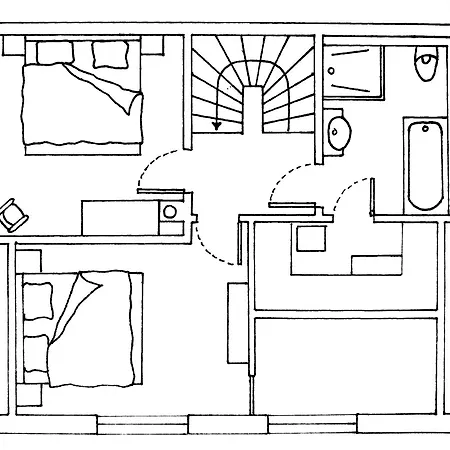 בית נופש Haus Kiek In Kirr